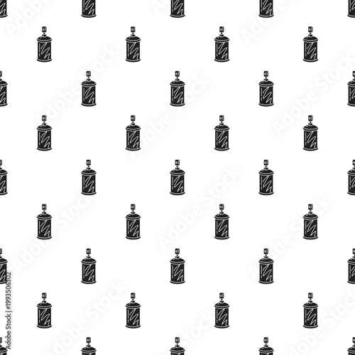 Spray paint cans forming a seamless pattern ideal for background and design
