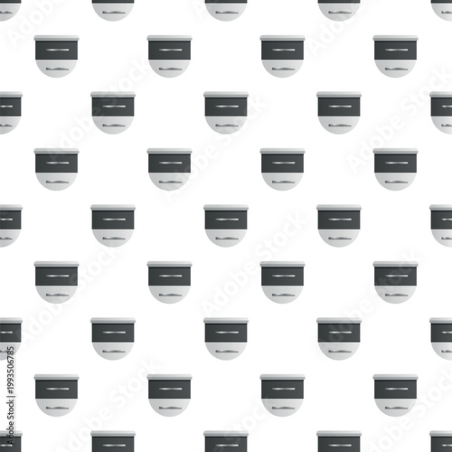 Repeating nightstand cabinet elements creating a modern pattern for home decor