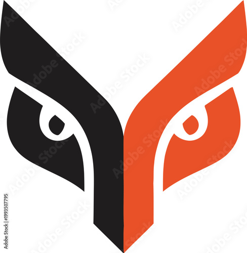 Stylized Eye Logo Design Elements.