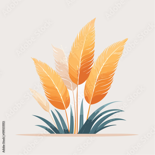 Elegantes Pampasgras