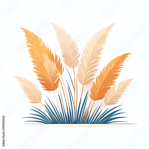 Elegantes Pampasgras