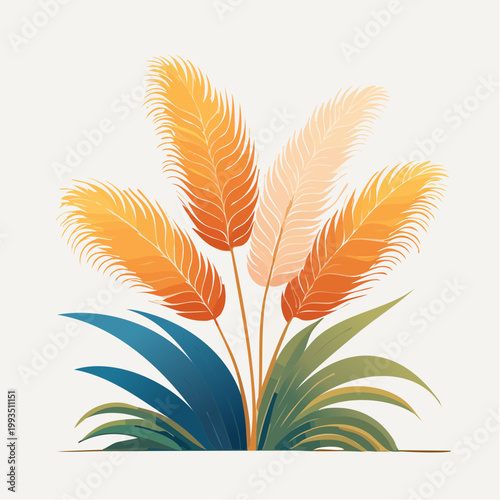 Elegantes Pampasgras