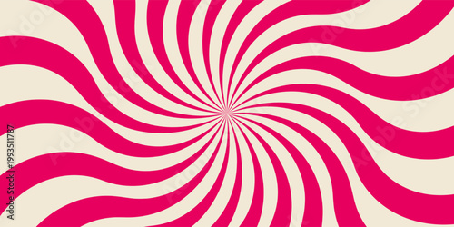 Strawberry Candy Pattern Abstract Background. Vector Illustration