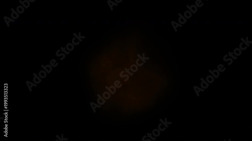 Automatic rifle muzzle flash sparks and gun smoke for action movie