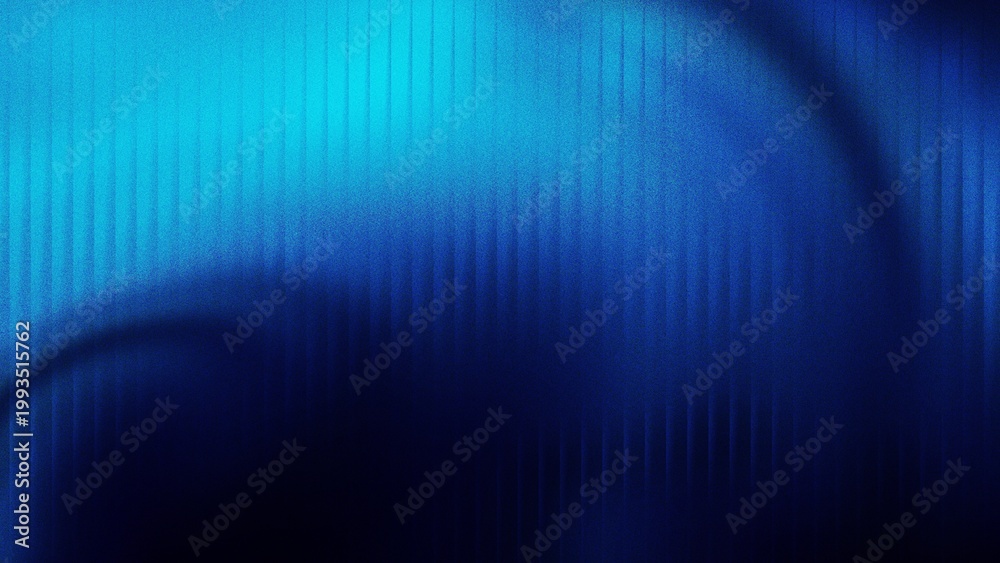 © Graphics-workshop - Light and dark blue gradient abstract background, glass effect, dreamy glow, grainy texture, banner, backdrop, header, poster, cover design