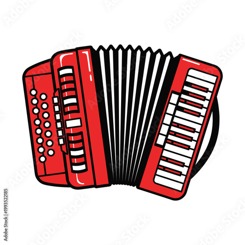 Cinco de mayo accordion vibrant musical instrument for mexican celebration festivities