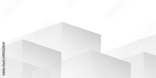 Abstract city grey on white background. Modern design and vector illustration