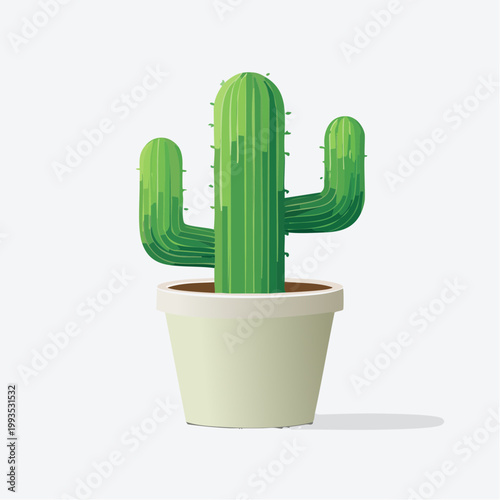 Kaktus im Topf 