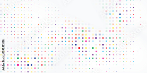 Colorful fun polkat simple of randomus effect. Wallpaper waves dot. Comic style. Mesh presentation design. Vector illustration