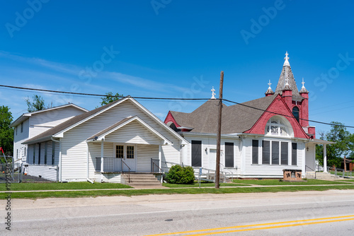 Canvastavla First Baptist Church in Kosse, Texas