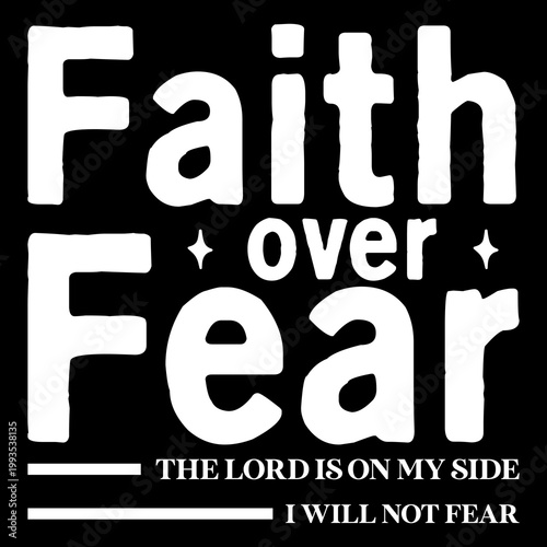 Faiyh Over Fear Svg, Christian Svg