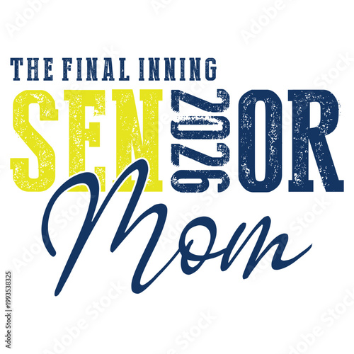 Senior Softball Mom, Baseball Svg, Class