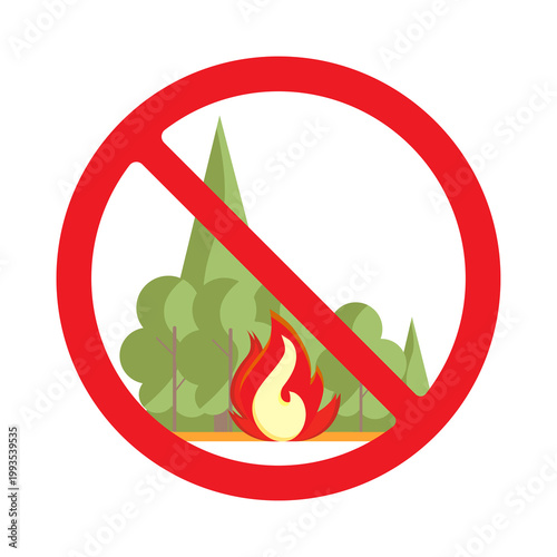 Tableau sur toile Fire protection sign