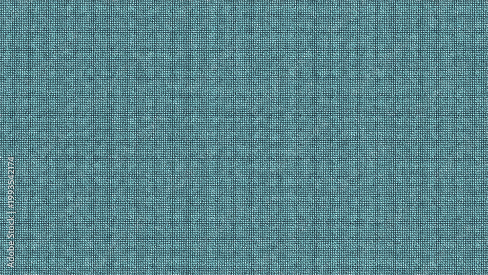 Fototapeta premium Teal fabric texture background, blue-green