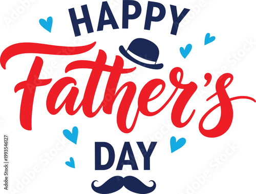 Happy father's day celebrating dad with heartfelt wishes and festive graphics