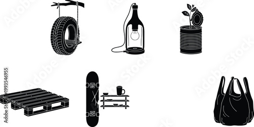 Vintage alcohol collection sketch a black and white illustration of bottles glasses and bar accessories