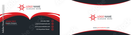 Business card design showcasing creative graphic designer branding