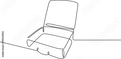 An open laptop placed on a flat surface with a hinge and keyboard visible. Vector