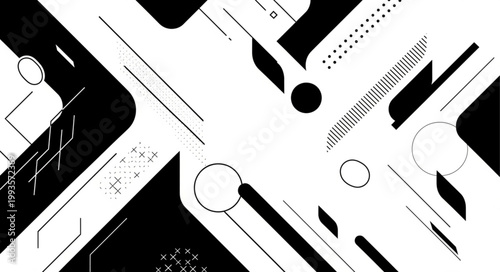 black and white abstract background