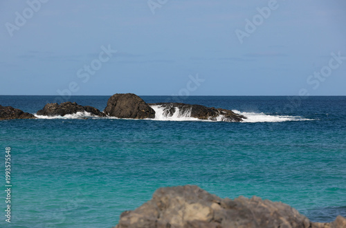 Coast on the island of Boa Vista, Cape Verde, Africa
