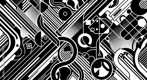 abstract seamless pattern