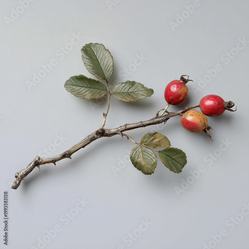 branch with red berries