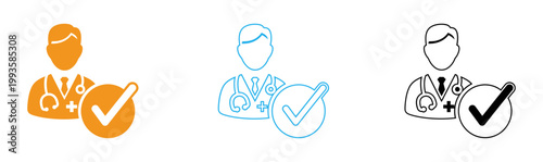 Healthcare professionals and patient care positive outcomes and wellness