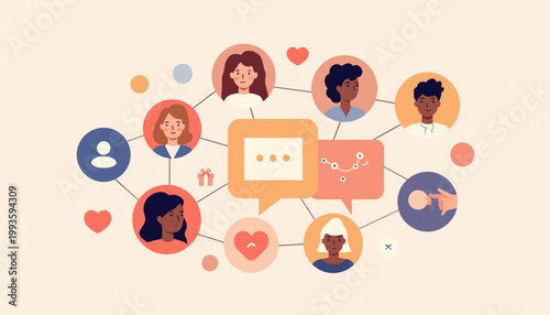 A simple and calming image featuring heart shapes in muted tones. Ideal for expressing affection, wellness concepts, or as background for romantic or 