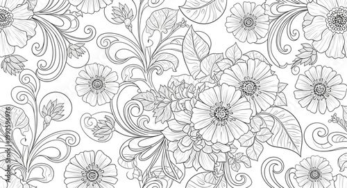 seamless floral background