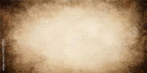 Abstract vintage-style textured background with an aged, weathered look and a central area with a warm glow. for art, banner, web, ui, branding