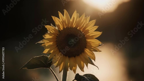 sunflower in a garden