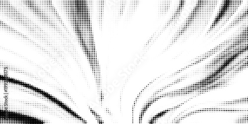 Foto Thin line halftone gradient texture