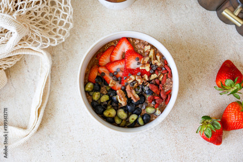 High-Protein Chocolate Overnight Oats