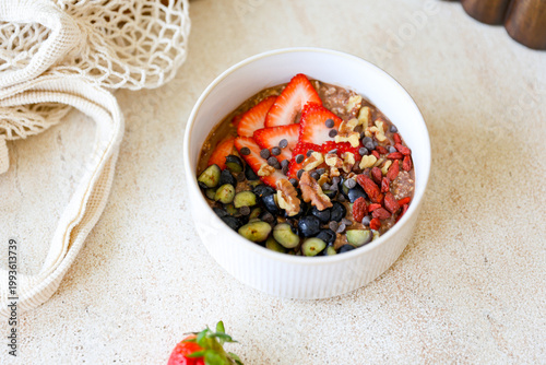 High-Protein Chocolate Overnight Oats