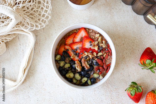 High-Protein Chocolate Overnight Oats