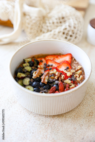 High-Protein Chocolate Overnight Oats