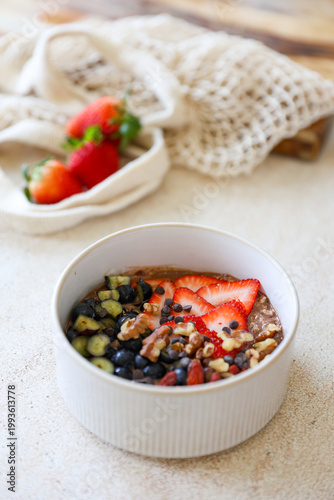 High-Protein Chocolate Overnight Oats