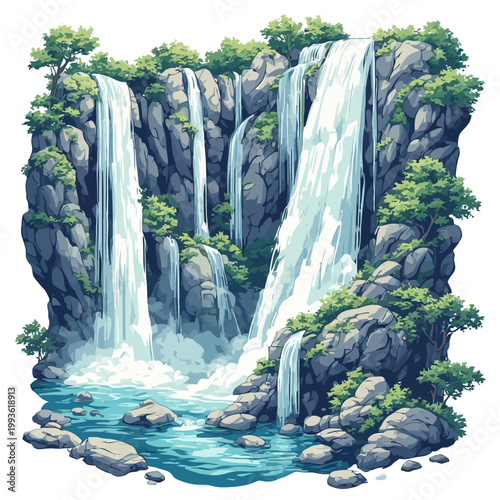 waterfall design very cool