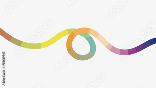 Creative color flow art installation urban gallery digital artwork contemporary space abstract perspective