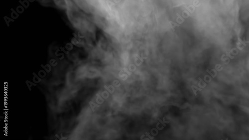 Smoke swirls in the light on the ground. Can be used as a special effect for your projects, video texture or background for designs, scenes, etc.