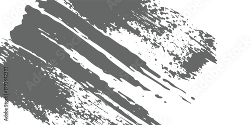 A textured background with broad grey brush strokes and scattered dots on a white surface.