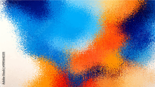 Vector Abstract and dynamic interplay of colors, a visual symphony of vibrant hues and textures, perfect for conveying energy and artistic expression.