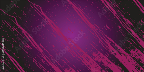Abstract colorful grunge background with copy space featuring a bright pink and blue wave pattern, motion lines, and a textured purple energy curve for a modern art wallpaper backdrop