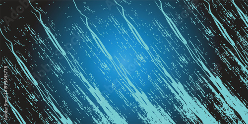 Abstract blue background of rain water drops on glass featuring a futuristic digital texture with motion lines and a light wave design for a modern technology wallpaper