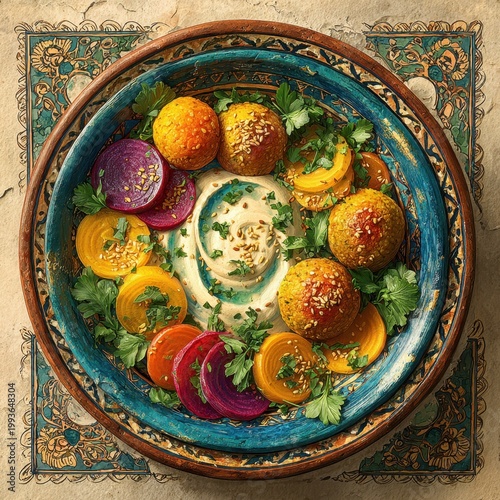 Decorative Fruit Arrangement In Bowl