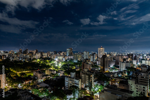 Moinhos de Vento neighborhood at night