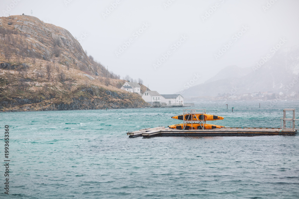 Fototapeta premium Lofoten islands in winter