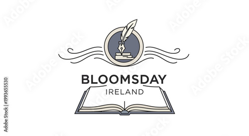Bloomsday Ireland Literary Festival Logo.