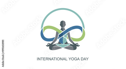 Person meditating in yoga position.