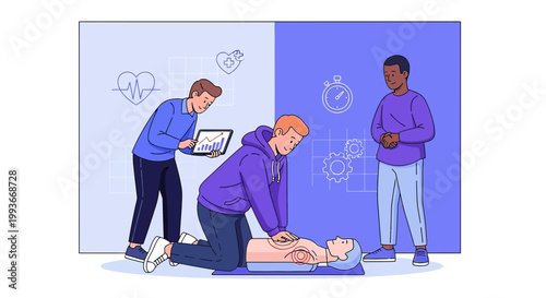 CPR Training and Emergency Medical Response Simulation